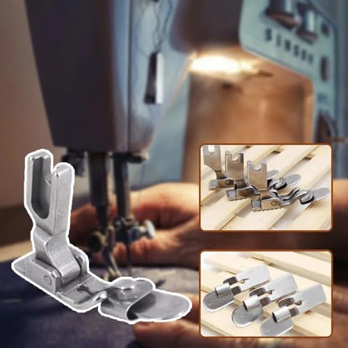 Pie para máquina de coser HjUIMIMA acero inoxidable ajuste miniatura 7