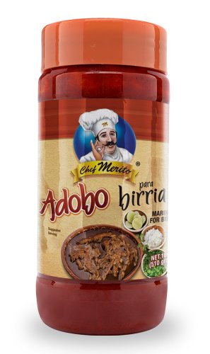 Chef Merito Adobo Birria, 18.0 Ounce (Pack of 6)