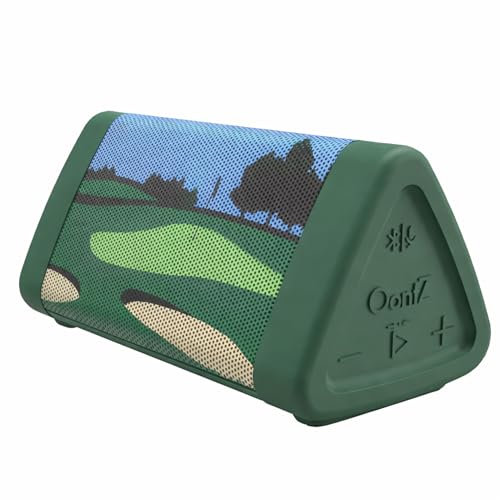Image of OontZ Angle 3 (4th Gen) - Portable Bluetooth Speaker, 12W Stereo Sound, 24 Hour Playtime, Rich Bass, 100 Foot Wireless Range, Waterproof, Home, Outdoor, Travel, Great Gift and Golf Speaker (Green)