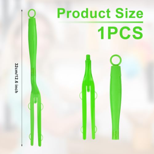Image of Extender Handle Only Compatible with Duster Refill, 12.6 Inch Extendable Long Duster Mop Stick Replacement, Detachable Duster Extended Wand Pole Household Supplies Cleaning Tool Accessories