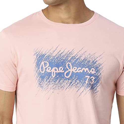 Image of Pepe Jeans Men's Cotton Graphic Slim Fit T-Shirt