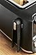 Tefal Toaster mit 2 Schlitzen, inkl. Magnetklammern, große Bedienelemente, 7 Bräunungsstufen, herausnehmbare Krümelschublade, Erhöhungsfunktion TT533811, Schwarz