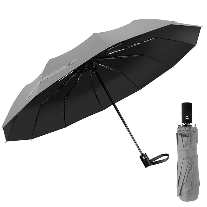 Wazdorf Umbrella for Men, Umbrella for Rain Big Size Men, Windproof Umbrella Large for Man,Women,Kids,Girls,Boys - 3 Fold with Auto Open and Close (black) (B0D1832HV2) Amazon Price History, Amazon Price Tracker