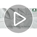 California Design Den Flat King Sheet Only - Soft 400 Thread Count Sateen, Natural 100% Cotton King Flat Sheets Only, Breathable, Durable and Cooling - Grey