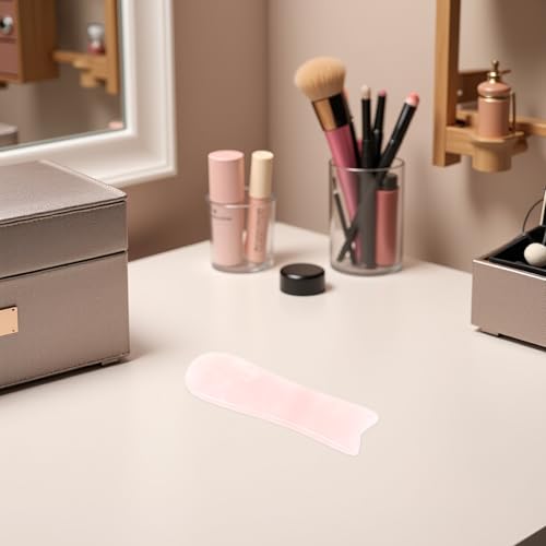 LOORGVEL Tablero Gua Sha de Cuarzo Rosa Natural para Masaje Facial y Corporal Herramienta Guasha Portátil de Piedra Modelador y Estimulador Facial para Relajación y Cuidado Piel - imagen 5