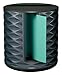 Post-it Note Dispenser, Vertical Design, Pop-Up Notes, Black with Grey Geometric Pattern, 1 Aqua Splash 3 in x 3 in Super Sticky Note Pad