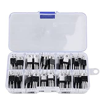 50pcs 10 Types IRF Series Mosfet Transistors Kit Including IRFZ44