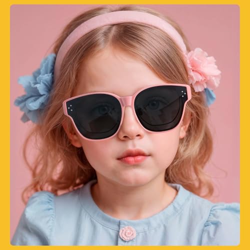 Xfeel Kids Sunglasses Over Prescription Glasses Sun Glasses for Age 6-12 Boy Girl Shades Polarized Fit Over Sunglasses2