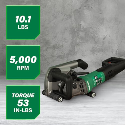 Image of Metabo HPT MFE 40 Wall Chaser For Concrete, 5-Inch Cutting Disc, 15 Amps, High-Power Drive System, Tacho-Constamatic Electronics, Dust Protection, Torque Limiting Clutch, Made in Germany, 646040620