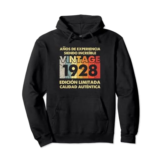 Vintage 1928 Años Cumpleaños Hombre Mujer Nacido En 1928 Sudadera con Capucha