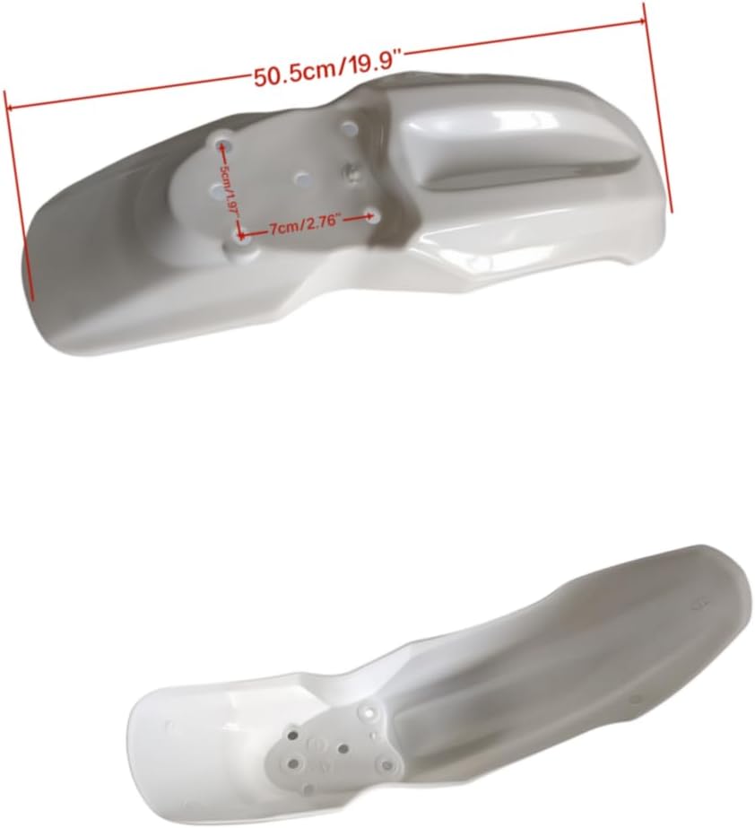 CRF70 white full fairing plastic fairing (including mounting screws) motorcycle fender body cover for CRF70CC pit type land car