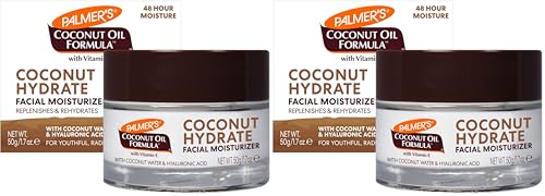 Palmer's Coconut Oil Formula Coconut Water Face Moisturizer, 1.7 Ounce Jar, (Pack of 2) - image 1
