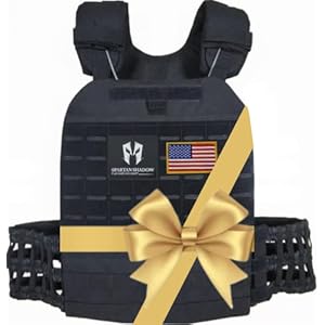 Adjustable Weighted Vest Men | Plate carrier vest | Weight Vest for men – Weighted vest for women | Workout plate carrier, Ruck vest. Body weight vest, Crossfit plate carrier. Strength training weight vests, plate carrier workout vest. Murph Vest