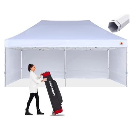 Best market umbrella sunbrella ABCCANOPY 10x20 Pop Up Canopy