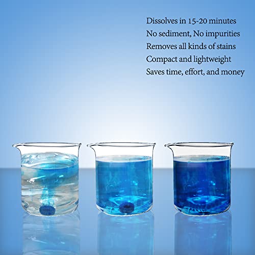 Dokiko 100 Pcs Glass Cleaner Tablets For Cars And Home, 1 Pack Makes 105 Gallons Windshield Washer Fluid Or 100 * 16 Fl Oz Multi-Surface Cleaner Spray #TOP4