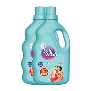 Safewash Liquid Detergent 1Kg + 1Kg (Bottle)