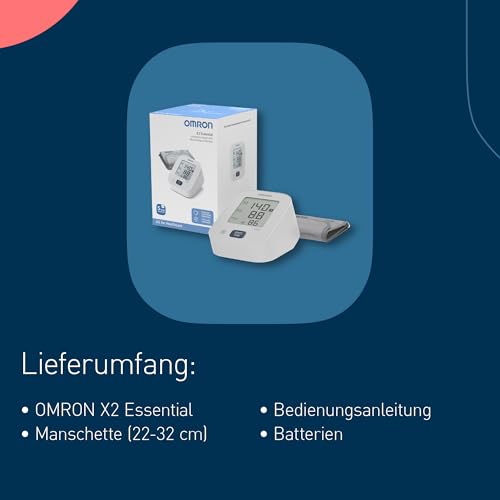 Omron X2 Essential Blutdruckmessgerät für den Oberarm