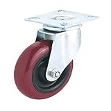 Steelex D2607 3-Inch 150-Pound Swivel Polyurethane Plate Caster