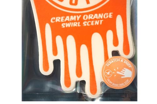 Image of Chemical Guys, Hanging Air Fresheners, Creamy Orange Swirl Scent, 3 Pack | Sweet citrus and creamy vanilla hanging fresheners refresh cars, home and garage while neutralizing odors