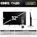 CHIQ 32 Zoll (80cm) QLED Pro Smart TV, FHD, 90% DCI-P3, HDR10, Dolby Audio, Rahmenloses Metall-Design, Triple Tuner (DVB-C/-S2/-T2), Sprachsteuerung, Prime Video, Netflix, YouTube, L32QST