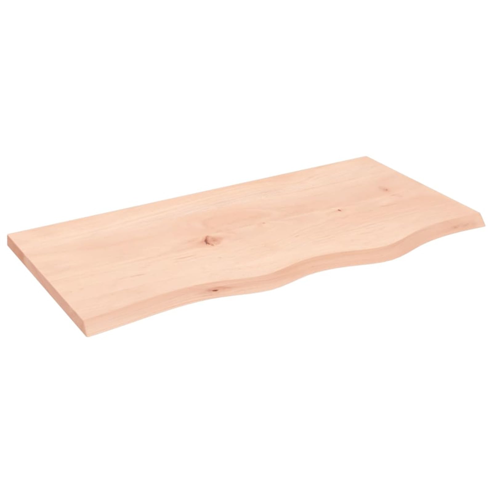 LAPOOH Encimera de baño Madera Maciza sin Tratar 80x40x2 cm, Encimera Cocina, Tablero para Mesa, Encimera Lavabo, Muebles De Baño - 3156020