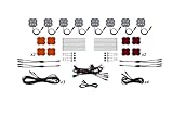 Diode Dynamics Stage Series Single Color LED Rock Light Kit (8-Pack), without Magnet Mounts
