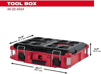 ミルウォーキー　48-22-8424 パックアウト　ツールボックス　Mサイズ Milwaukee Packout 22 in. Tool Box - IP65 Waterproof, 75lbs