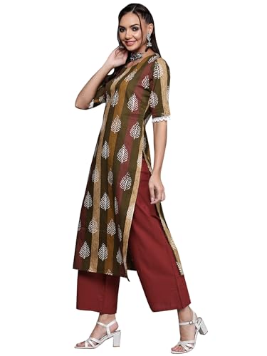 Image of Women Rangpreet Multi Printed Straight Kurta Trouser With Dupatta Set