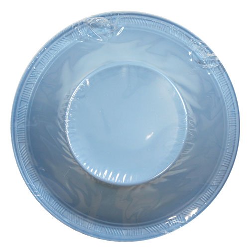 Hanna K. Signature Collection Round Plastic Bowl - 15oz | Light Blue | Pack of 50 - Thumbnail 3