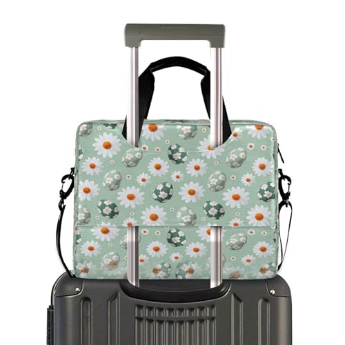 Bolso para portátil senya con diseño de crisantemo verde miniatura 4