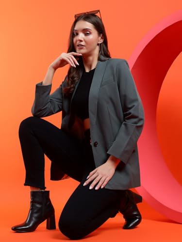 Image of KOTTY Womens Cotton Blend Standard Length Elegant Style Coat - Classic Style with Modern Detailing