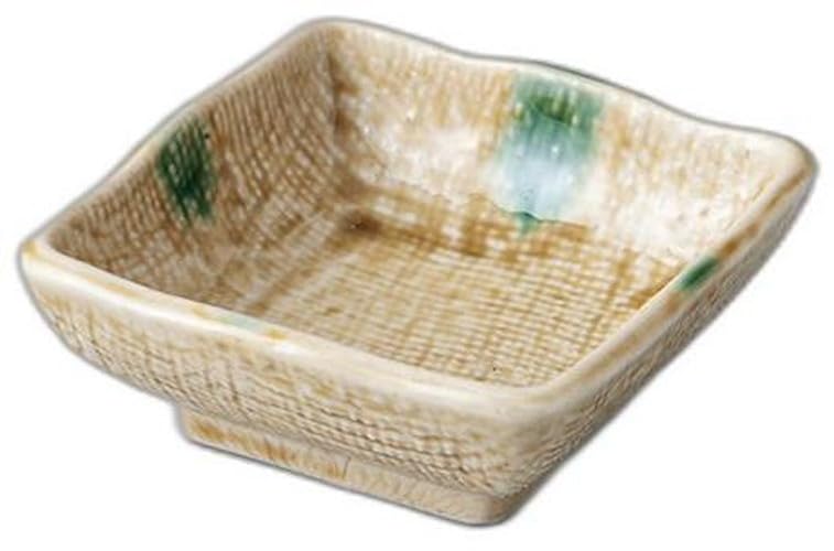 Amazon.co.jp: 黄瀬戸 角千代口 [ 7.3 x 7.3 x 2.8cm ] | 小付