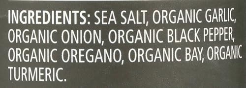 Image of Frontier Co-op Organic Adobo Seasoning, Sea Salt with Organic Garlic, Onion, Black Pepper, Oregano, Bay Leaf, Turmeric | 2.86 Ounce (Pack of 1)