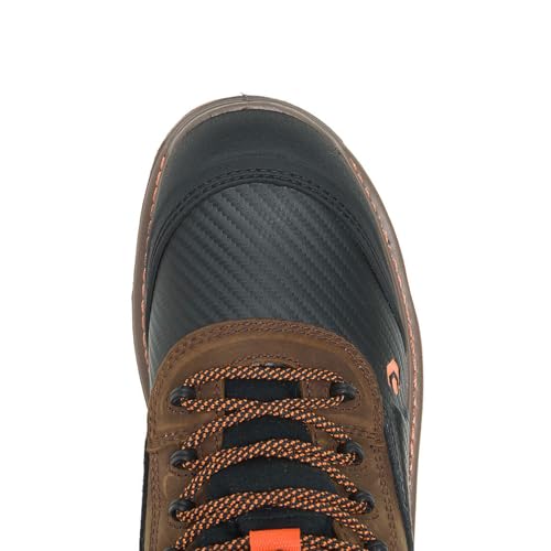 Wolverine Men'sOverpass 6' Mid Composite Toe Waterproof Work Boot, Summer Brown, 9.5 Medium