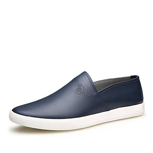 Chaussures casual décontractée homme en cuir microfibre style Angleterre automne