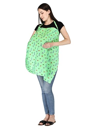 Image of Switchon Feeding Apron Cover Maternity Cover 100% Cotton Maternity Breastfeeding Multipurpose for Mothers