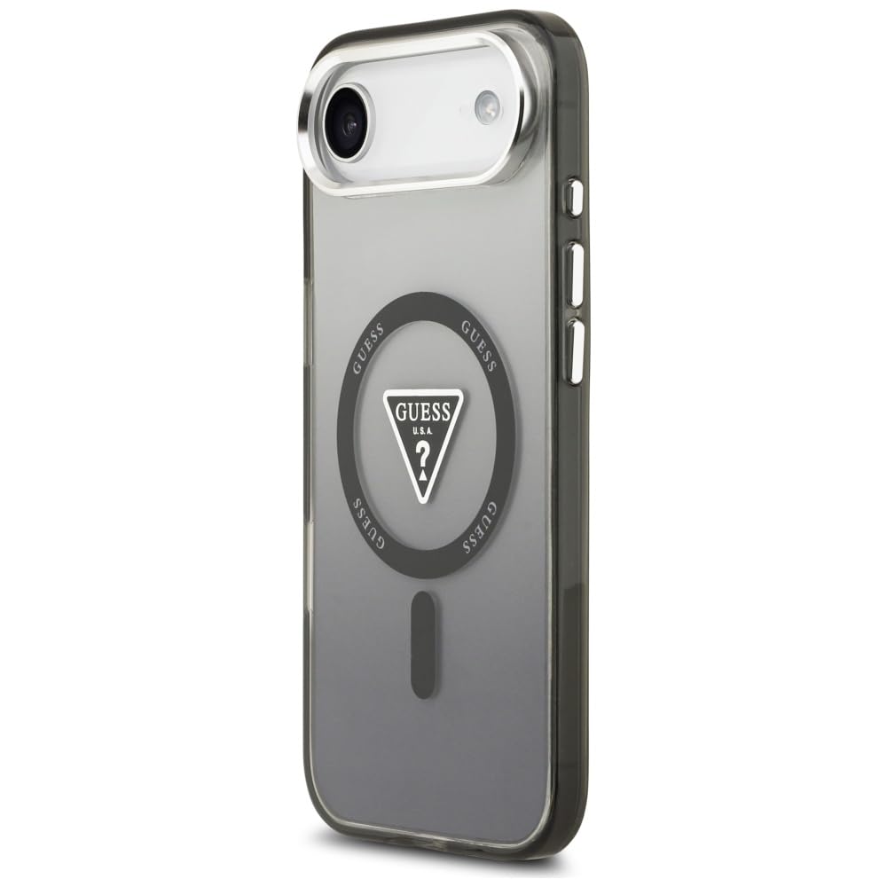 Coque iPhone 17 Air Guess premium chic IML dégradé avec triangle magnétique - 8