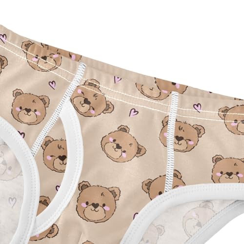Cotton Little Boys Briefs Soft Bears Toddler Underwear4