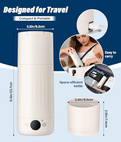 Hervidor Eléctrico Portátil de Acero Inoxidable 316 500ML miniatura 2