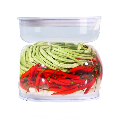 Tarros de fermentación de 400 ml con tapa de temporizador, colador para zumo húmedo y seco, para harina, ensalada, dulces, cocina, azúcar, preparación de comidas, mantequilla