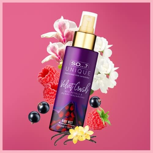 So? Unique Grande Womens Mini Mist Gift Set, Body Mist Fragrance Spray (6x50ml)