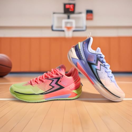 361° Big3 5.0 Quick Basketball Shoes for Men Breathable Outdoor Sneakers Cushioning,Anti Slip Practice Student Sports Shoes for Teens and Adults,Caldwell Pope Zapatillas de baloncesto Hombre2