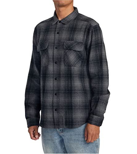 RVCA Men's Thatll Work Flannel Long Sleeve Woven Shirt3
