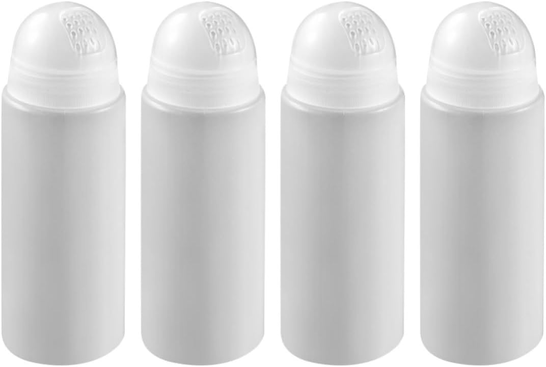 4pcs Seasoning Holder Pepper Sifter Shakers PE Refillable