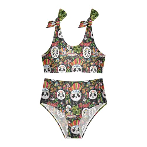 KLL Girl Toddler Swimsuit Cute Two Piecing Swimwear Bathing Suit with Adjustable Strap3