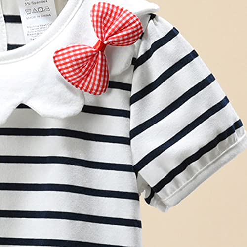 Crop Top for Girls 7to8 Under 5 Sleeve T Casual Outing Holiday 1 to 10 Years Crop Top for Girls 7to8 (Black, 3-4 Years)4