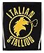 Rocky Balboa Italian Stallion Schwarz Sport Reise Sporttasche Langlebig Umweltfreundlich Drawstring Gym Bag