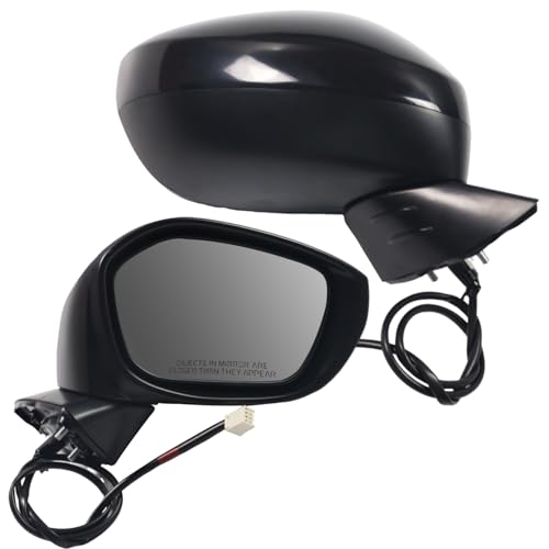 Topraco Right Passenger Side Mirror fit for Honda Civic 2022-2025 Rear View Door Mirror Black With Power Glass Manual Folding 3-Pins Non-Heated(Replaces HO1321350) by Topraco - Used condition - Image 6