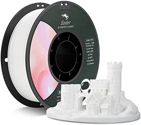 Creality 3D PLA Filament 1.75mm 1KG Spool, Dimensional Accuracy +/- 0.02mm, 3D Printing Filament for 3D Printers - Red