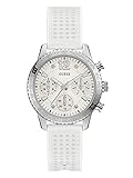 GUESS Women's Stainless Steel Multifunction Silicone Casual Watch